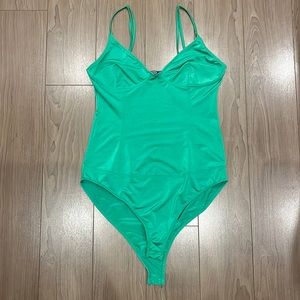 Zara green body suit